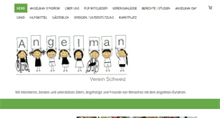 Desktop Screenshot of angelman.ch