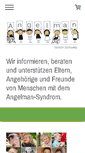 Mobile Screenshot of angelman.ch